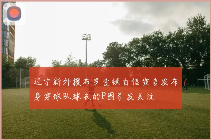 辽宁新外援布罗金顿自信宣言发布身穿球队球衣的P图引发关注