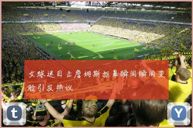 女球迷目击詹姆斯抠鼻瞬间瞬间变脸引发热议